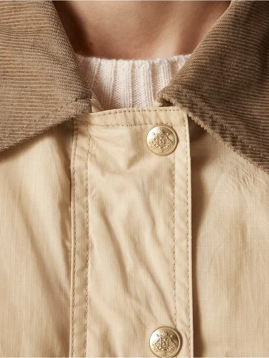 BRAND NEW J. Crew Tan Short Barn Jacket™ in English Cotton in Small - Picture 2 of 6